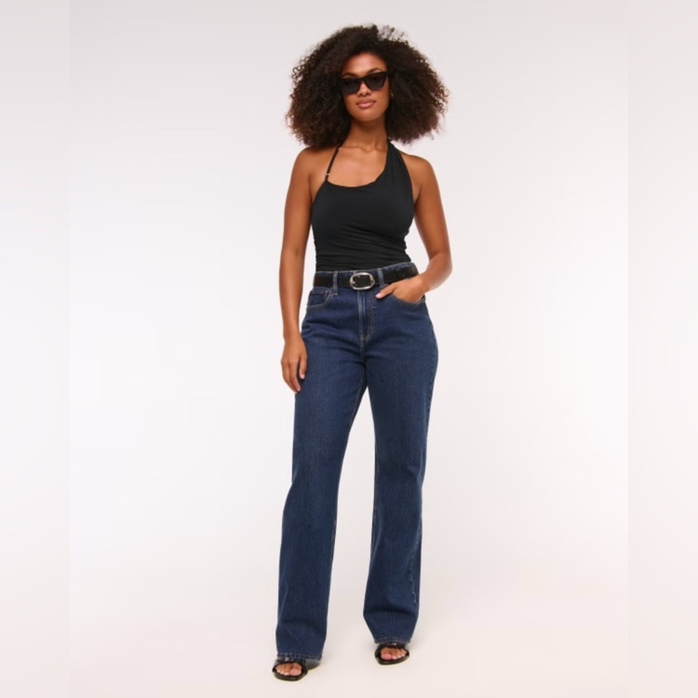 NWOT Abercrombie & Fitch Curve Love 90s Relaxed Jeans